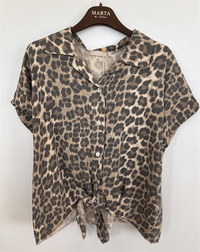 Marta du Chateau - MdcVianne Bluse - Camello Leo